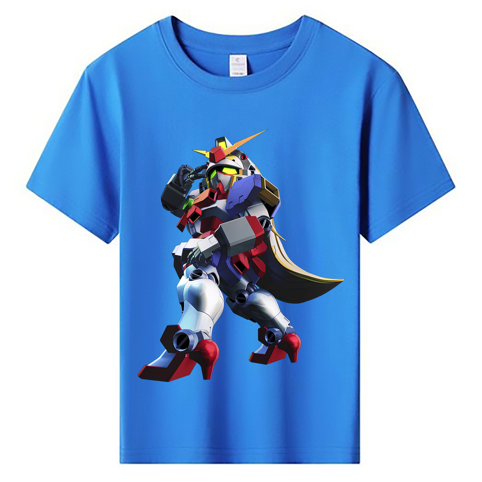 （画像用） 機動戦士ガンダム Mobile Suit Gundam 綿100％キッズTシャツ（フロントプリント）